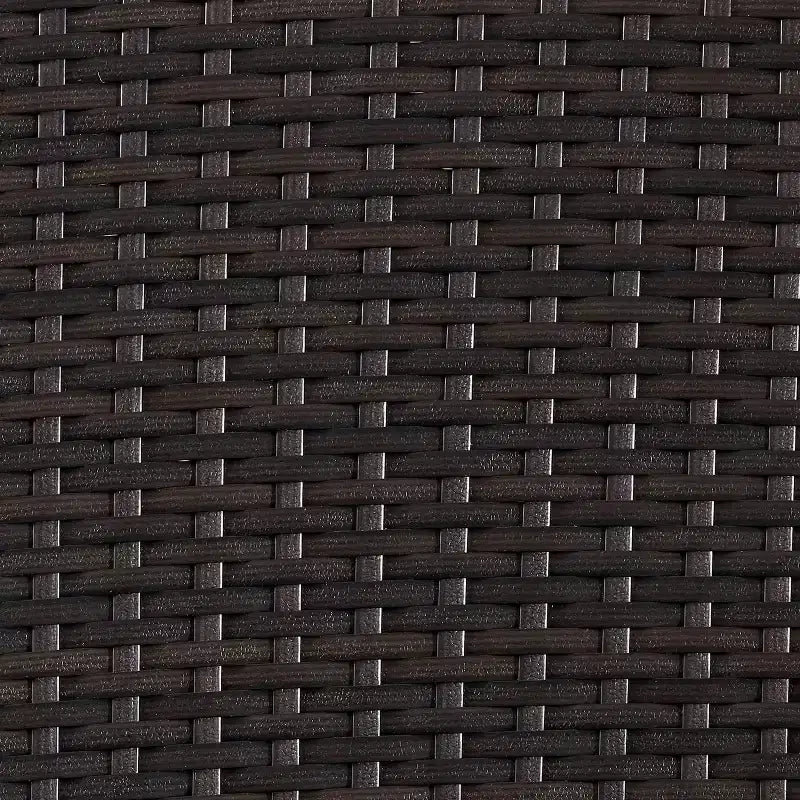 Ensemble de sièges d'extérieur en osier 2 pièces Palm Harbor avec causeuse et table à plateau en verre couleur sable – Crosley : Structure en acier, résistant aux UV