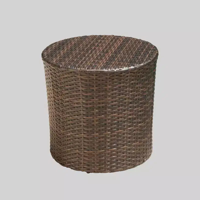 Ensemble de conversation d'extérieur 3 pièces en bois d'acacia et osier Tampa - Marron - Christopher Knight Home : Résistant aux intempéries avec coussins