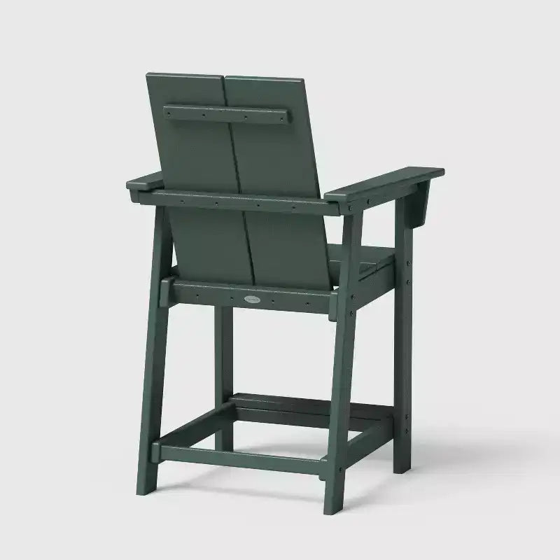 Ensemble de 3 sièges de comptoir de balcon de terrasse POLYWOOD Moore vert