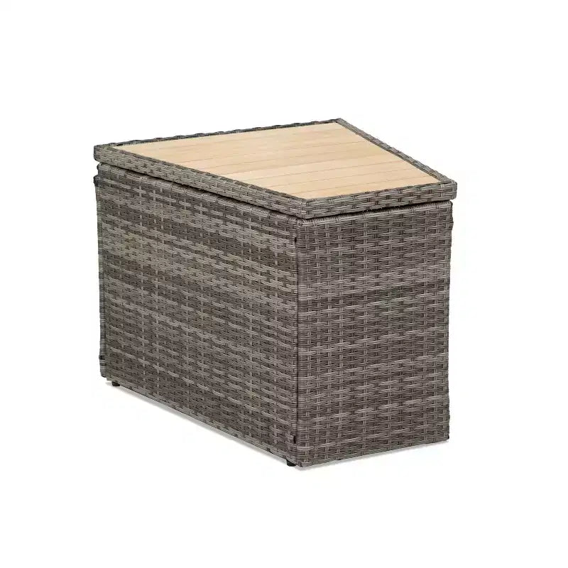 Greemotion Ensemble de Foyer d'Extérieur Barbuda 6 pièces en Bois de Teck Marron : Cadre en Aluminium, Carreaux de Céramique, Protection UV