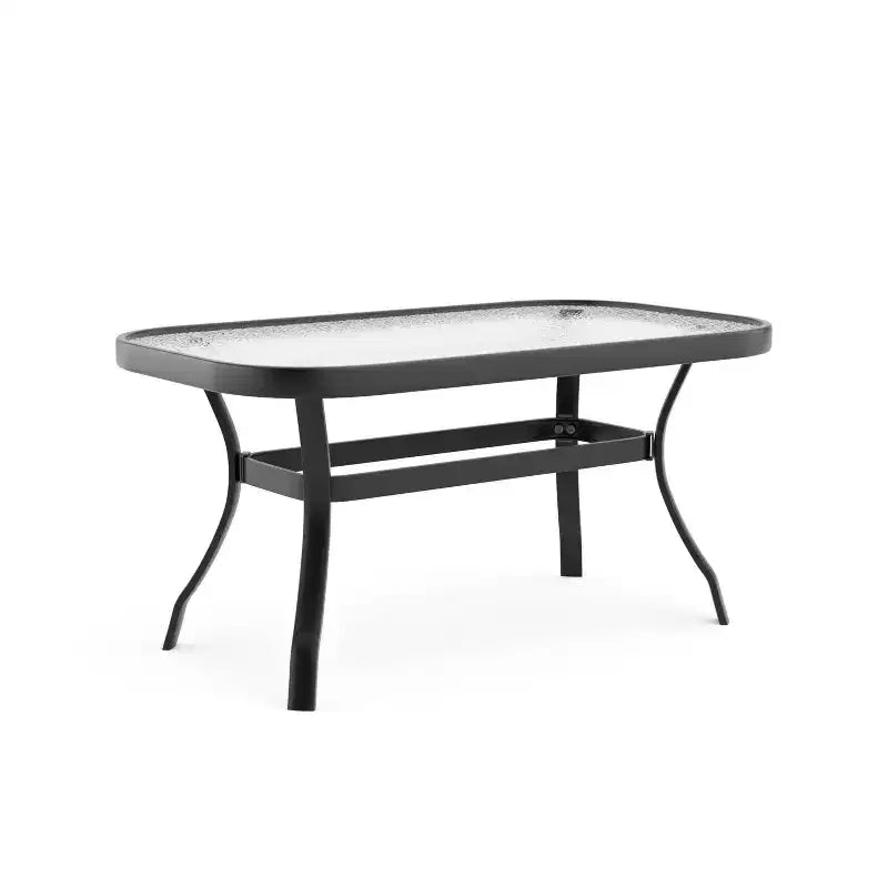 Greemotion Ensemble de mobilier de conversation d'extérieur 4 pièces en acier Palma avec sièges inclinables, gris : Revêtement par poudre, résistant aux UV et aux intempéries