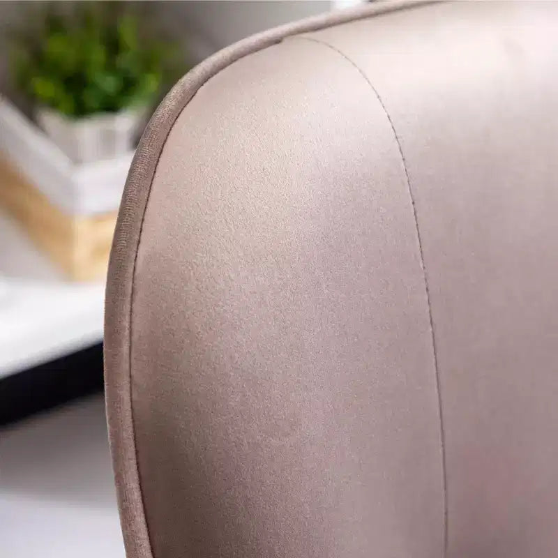Roundhill Furniture Doarnin Fauteuil d'appoint contemporain en velours soyeux touffeté avec dossier capitonné, Chocolat