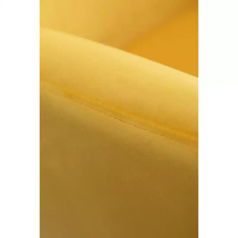 Roundhill Furniture Sovarol Velvet Button-Tufted Wing Back Accent Chair, Yellow
