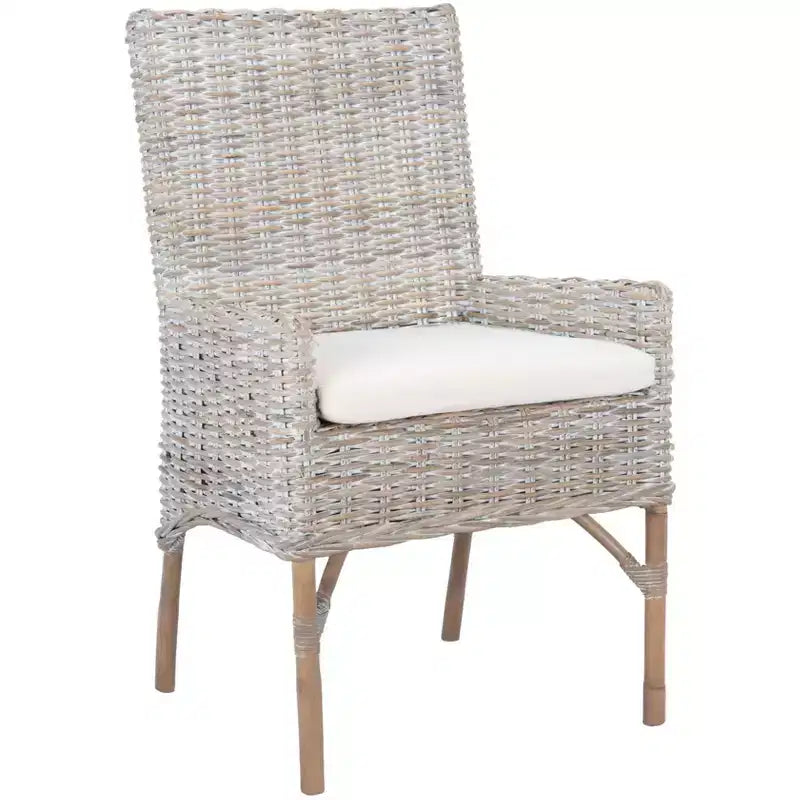 Nancy Rattan Accent Chair W/ Cushion - ACH6518 - Safavieh