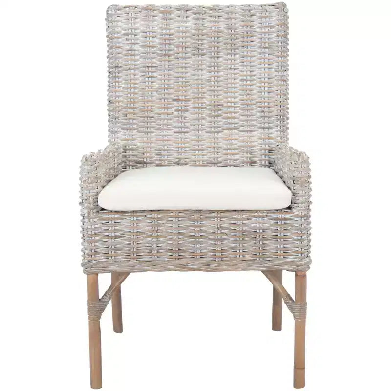 Nancy Rattan Accent Chair W/ Cushion - ACH6518 - Safavieh