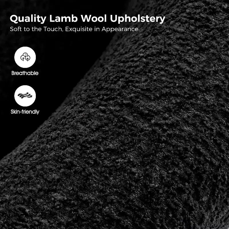 Kiian Boucle Armchair Chair Set Of 2 with solid wood legs| HULALA HOME