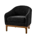Kiian Boucle Armchair Chair with solid wood legs| HULALA HOME