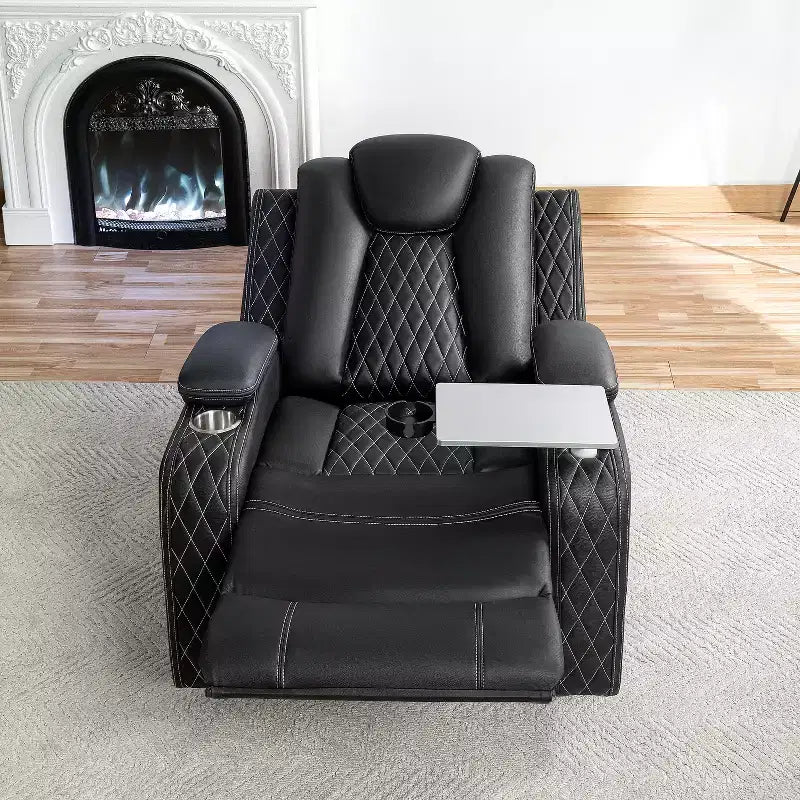 Home Imports Emporium Deluxe Theater Style Motion Loveseat with LED Lights