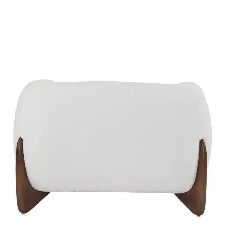 Christopher Knight Home Emilia Fauteuil Club Contemporain Rembourré Bouclé, Beige