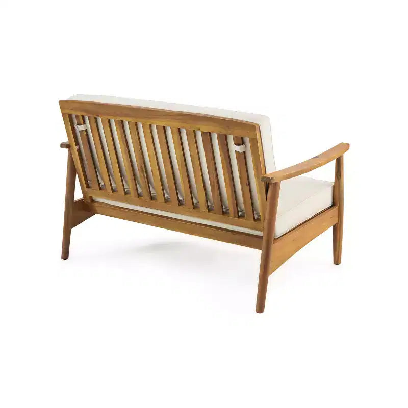 Christopher Knight Home Willowbrook Causeuse et table basse d'extérieur en bois d'acacia