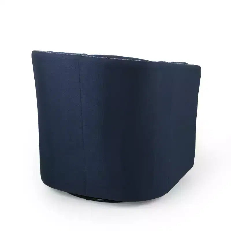 Fauteuil pivotant contemporain en tissu Leily de GDFStudio