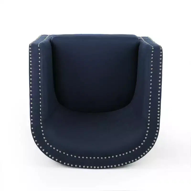 Fauteuil pivotant contemporain en tissu Leily de GDFStudio