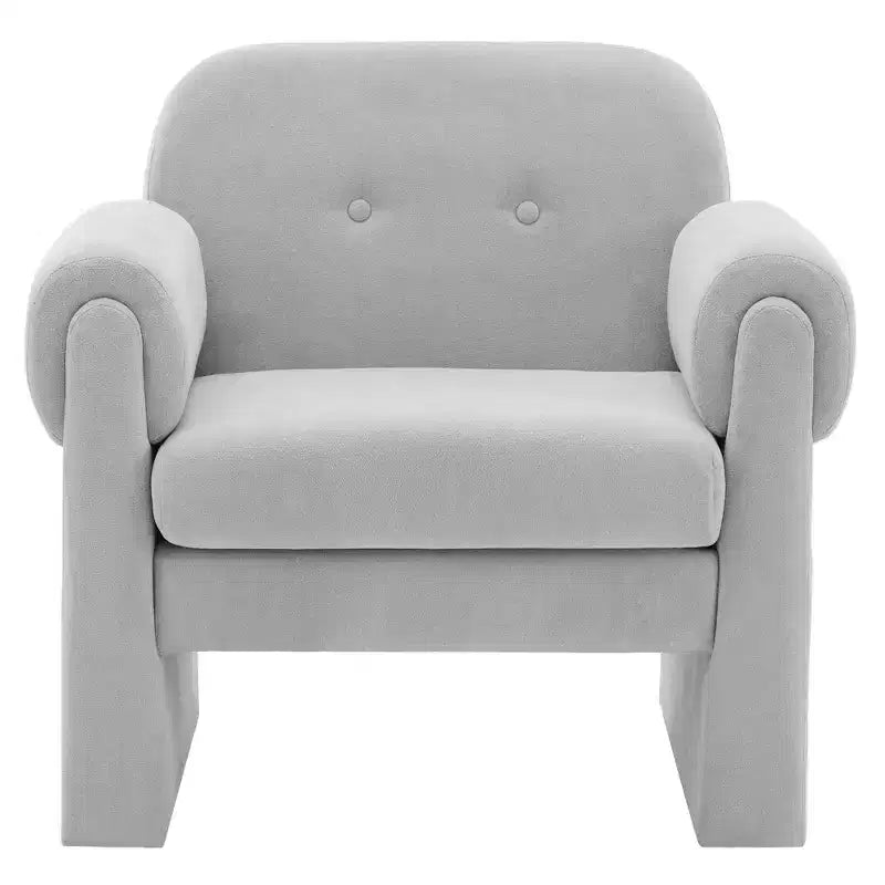 Hyleory 33.07'' Downy Fluffy Cloud Upholstered Accent Chair,Armchair for Bedroom Reception Area Reading Room Living Room(set of 2)