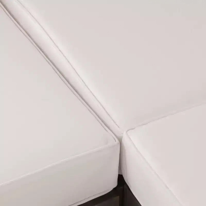 Christopher Knight Home Oana – Causeuse à bras gauche et table basse d’extérieur en bois d’acacia avec coussin