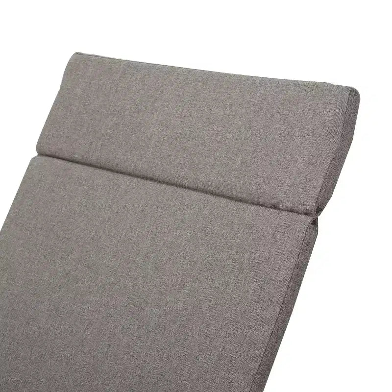 GDFStudio Olivia Ensemble de conversation 3 pièces en osier sans accoudoirs avec chaises longues pliantes et coussins
