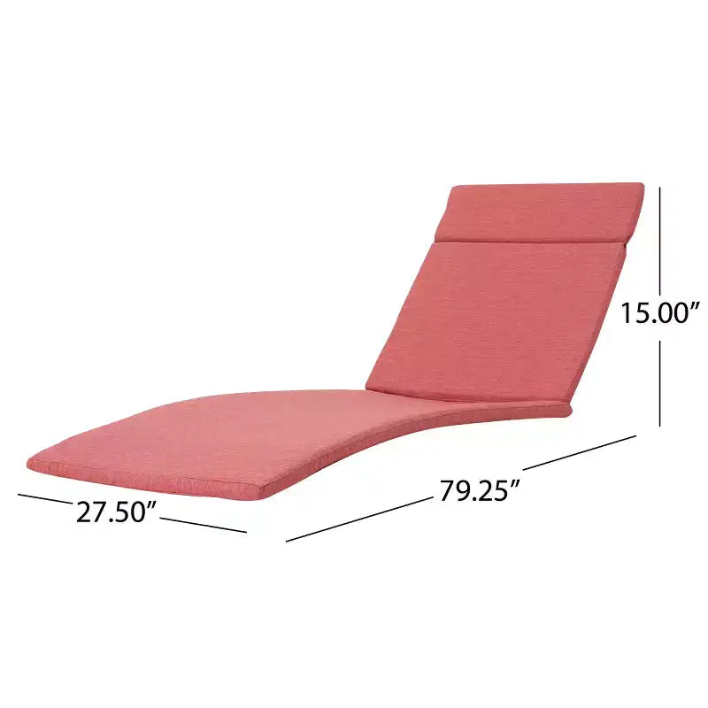 GDFStudio Olivia Ensemble de conversation 3 pièces en osier sans accoudoirs avec chaises longues pliantes et coussins