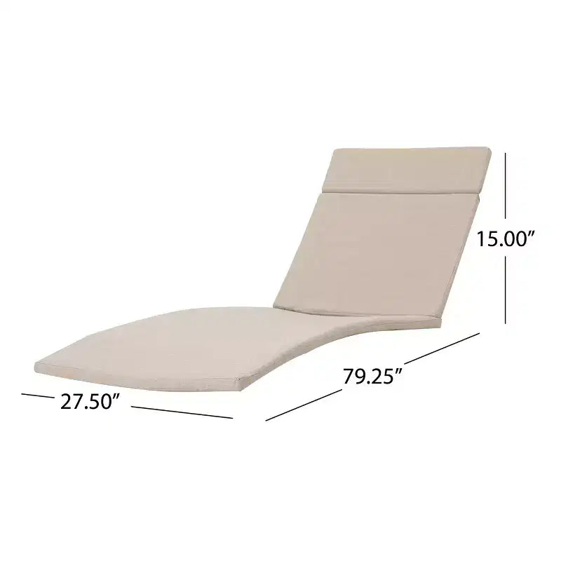 GDFStudio Olivia Ensemble de conversation 3 pièces en osier sans accoudoirs avec chaises longues pliantes et coussins