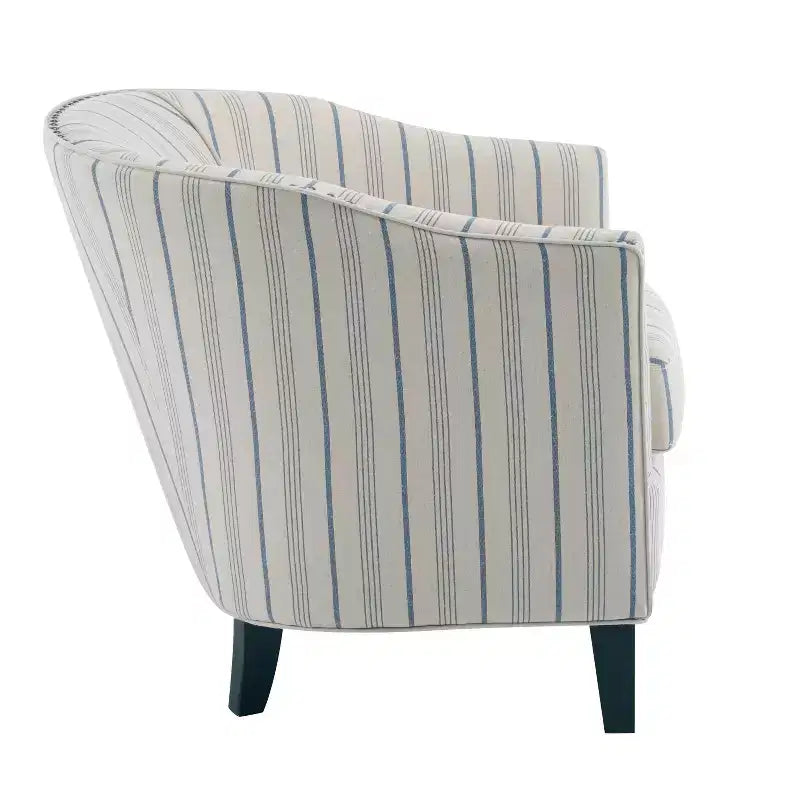 Fauteuil Club Rembourré Contemporain GDFStudio Hawthorne avec Clous Décoratifs