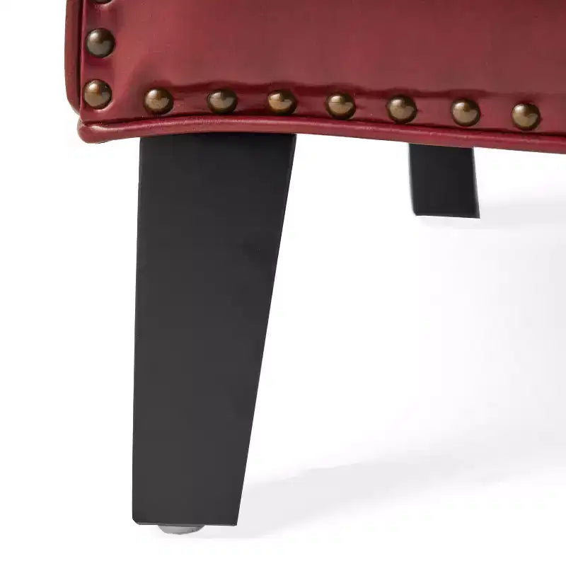 Fauteuil Club Rembourré Contemporain GDFStudio Hawthorne avec Clous Décoratifs