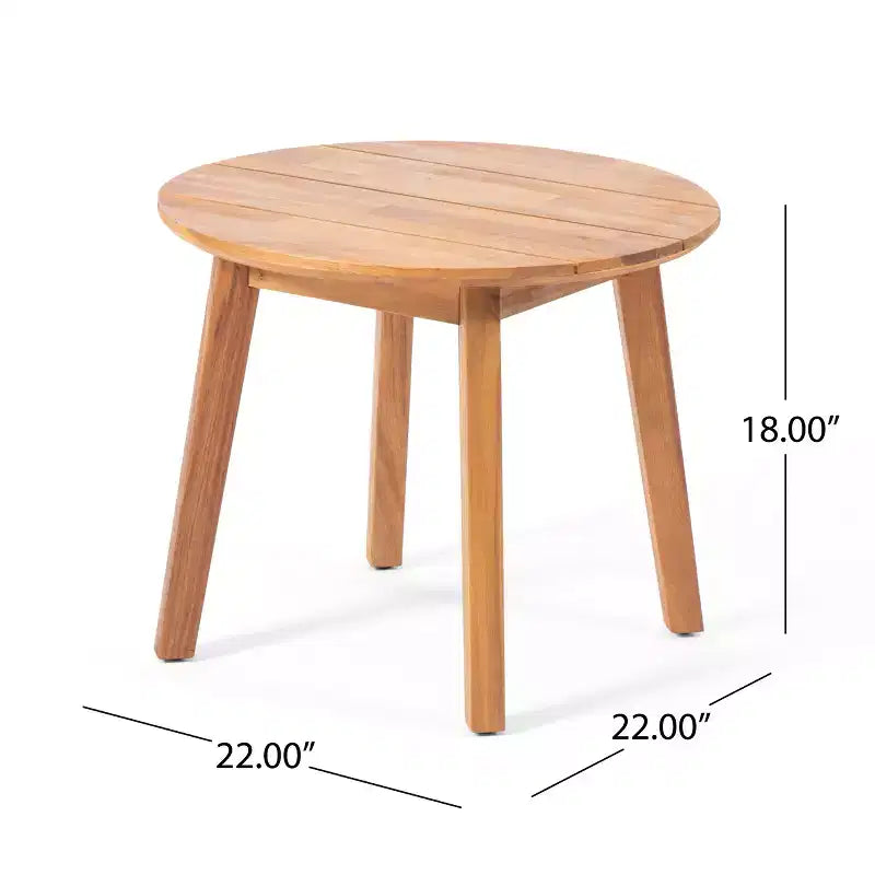 Christopher Knight Home Burchett Ensemble de conversation 3 pièces pour patio en bois d'acacia et rotin synthétique avec coussins