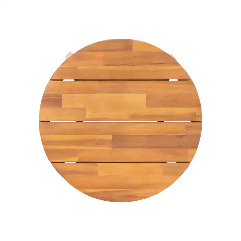 Christopher Knight Home Burchett Ensemble de conversation 3 pièces pour patio en bois d'acacia et rotin synthétique avec coussins