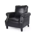 GDFStudio Dowd 36.50 Faux Leather Club Chair with Nailhead Trim