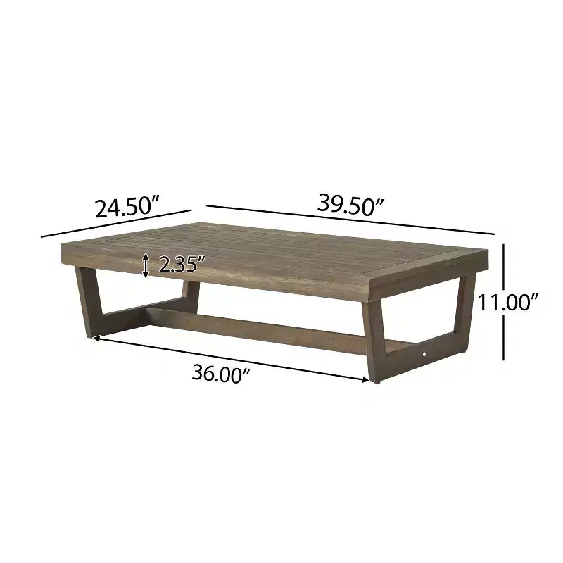 Christopher Knight Home Uland, ensemble de 7 places d'extérieur en bois d'acacia à lattes avec coussins