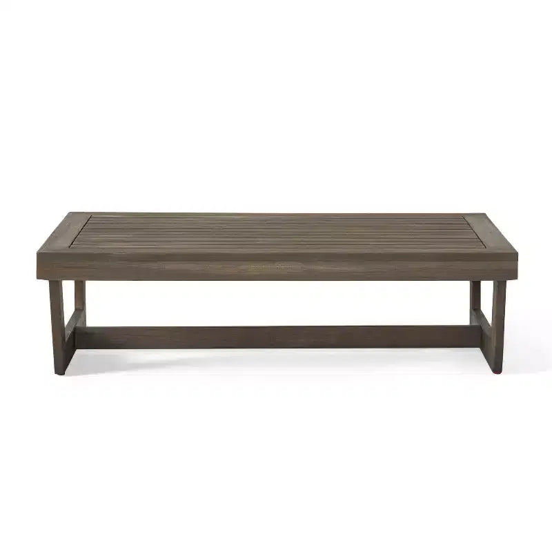 Christopher Knight Home Uland, ensemble de 7 places d'extérieur en bois d'acacia à lattes avec coussins