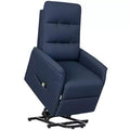 HOMCOM Power Lift Recliner Chair, Electric Reclining Chair with Remote, Side Pockets, Pocket Spring, Tufted Back, Quick Assembly