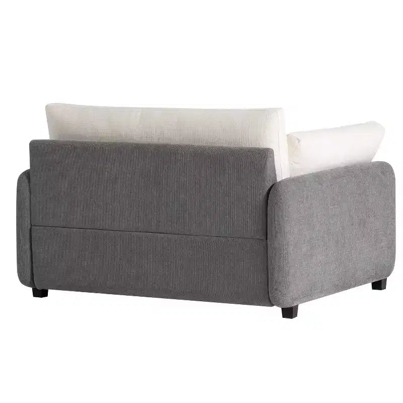 GDFStudio Lilith 50 Oversized Chenille Bold Color-Blocking Armchair, Single Sofa Chair