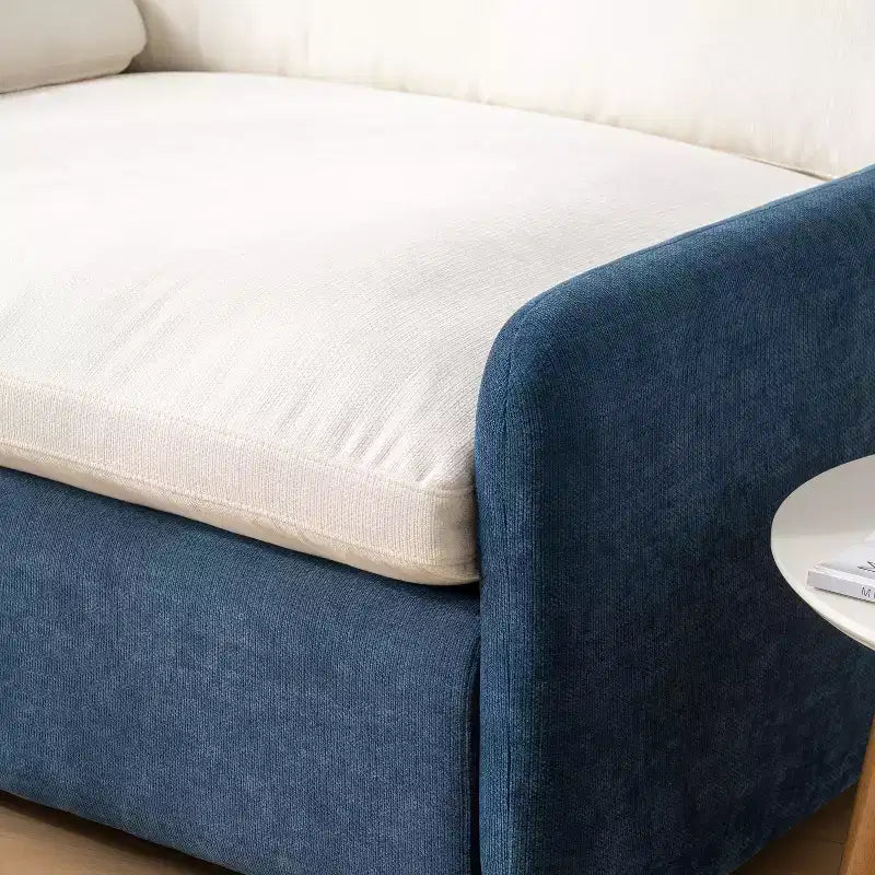 GDFStudio Lilith 50 Oversized Chenille Bold Color-Blocking Armchair, Single Sofa Chair