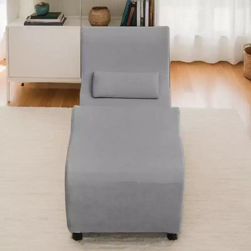 Mjkone Yoga Chair for Adults, Velvet Yoga Chaise Lounge Chair Indoor for Adult Exercise, Stretching, Relaxation