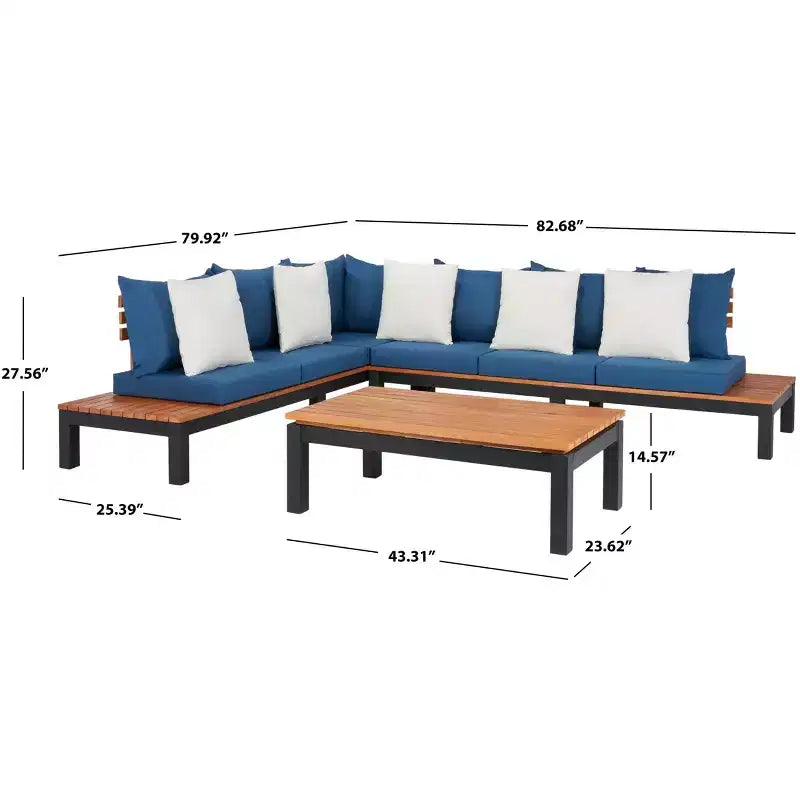 Fristal, ensemble de 3 pièces pour salon - Intérieur/Extérieur - PAT7056 - Safavieh