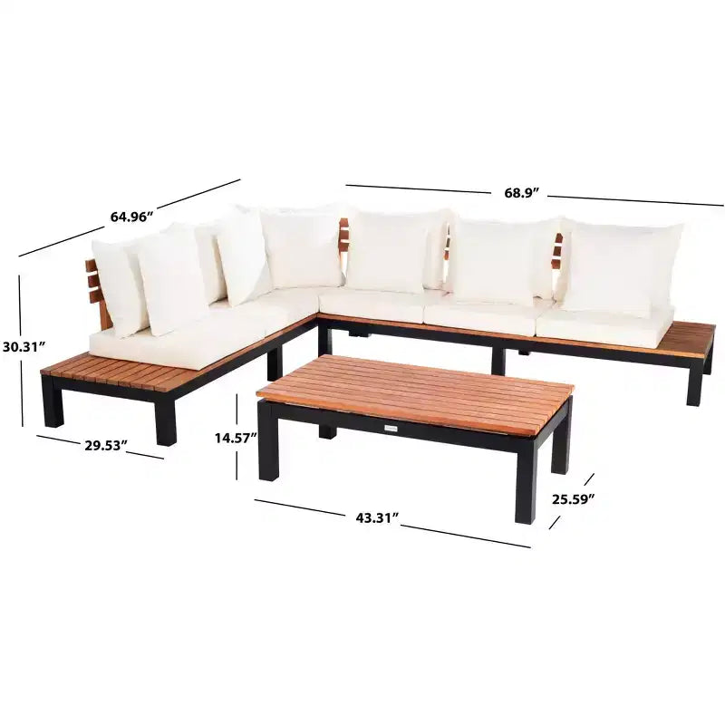 Fristal, ensemble de 3 pièces pour salon - Intérieur/Extérieur - PAT7056 - Safavieh