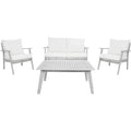 Castalia 4 Piece Living Set - Indoor/Outdoor - PAT7305 - Safavieh