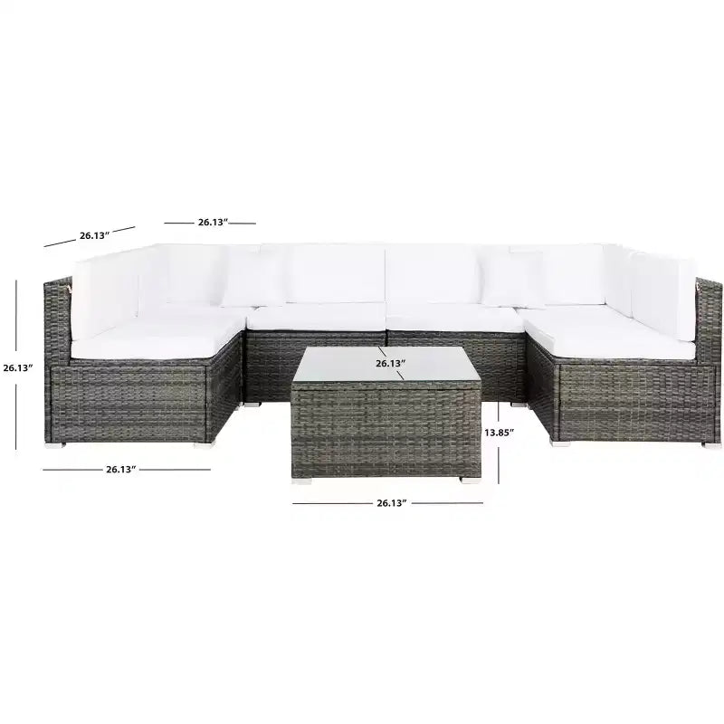 Ensemble de salon Diona - Intérieur/Extérieur - PAT7510 - Safavieh