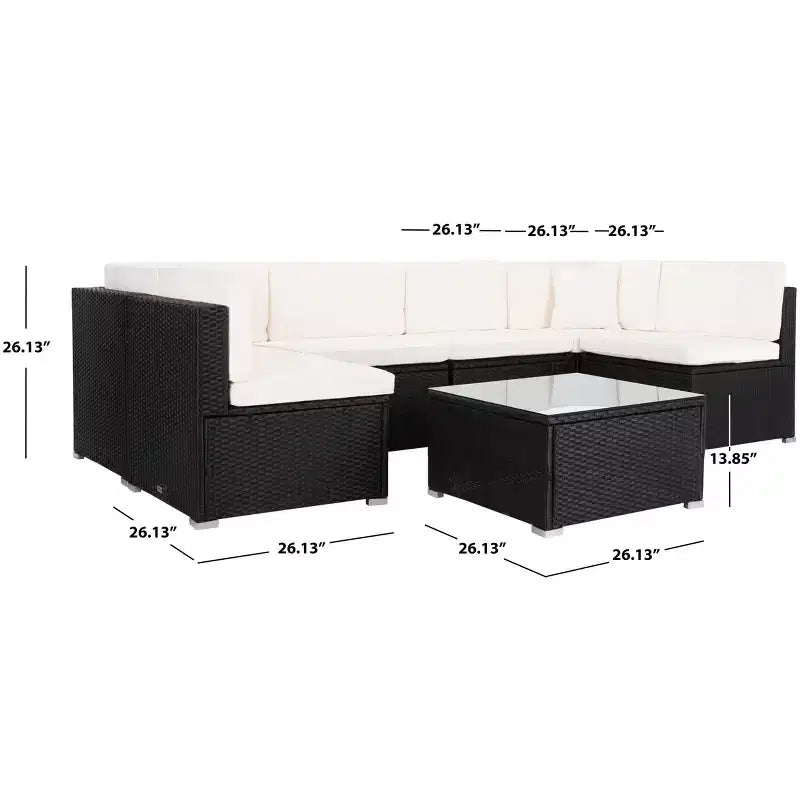 Ensemble de salon Diona - Intérieur/Extérieur - PAT7510 - Safavieh