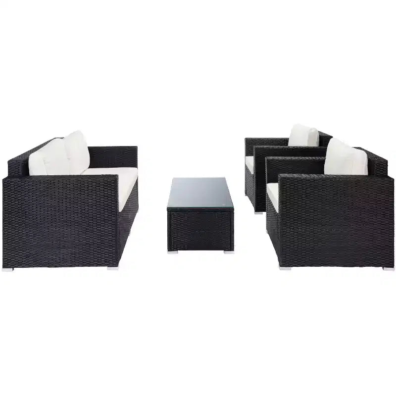 Ensemble de 4 meubles de salon Machie – Intérieur/Extérieur – PAT7508 – Safavieh