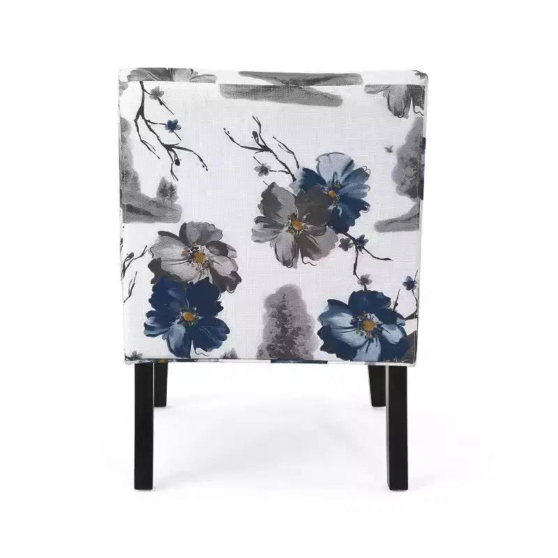 Fauteuil d'appoint contemporain GDFStudio Abner 22 D motif charentaise