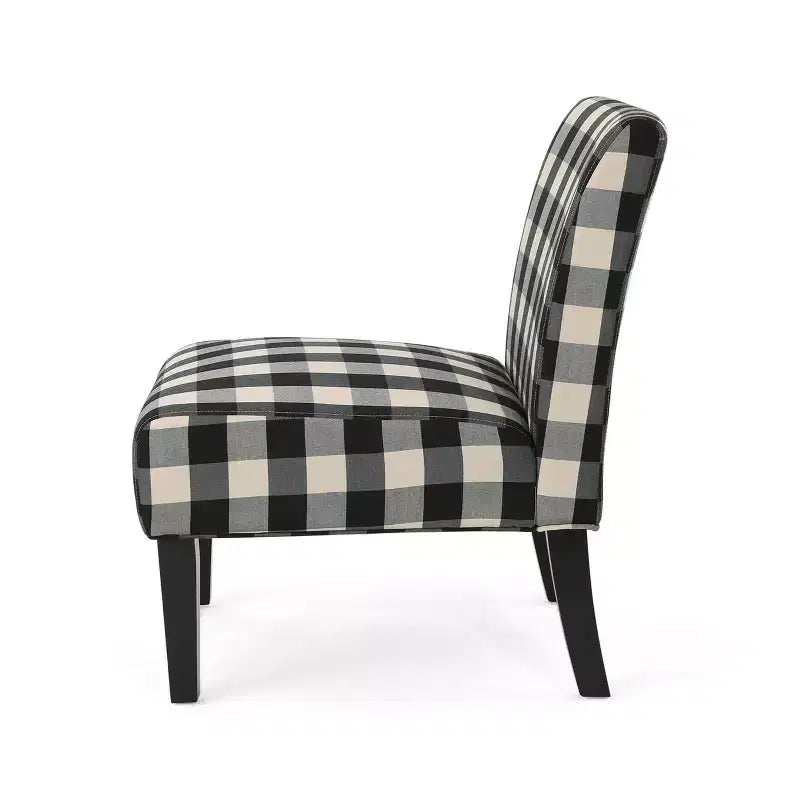 Fauteuil d'appoint contemporain GDFStudio Abner 22 D motif charentaise