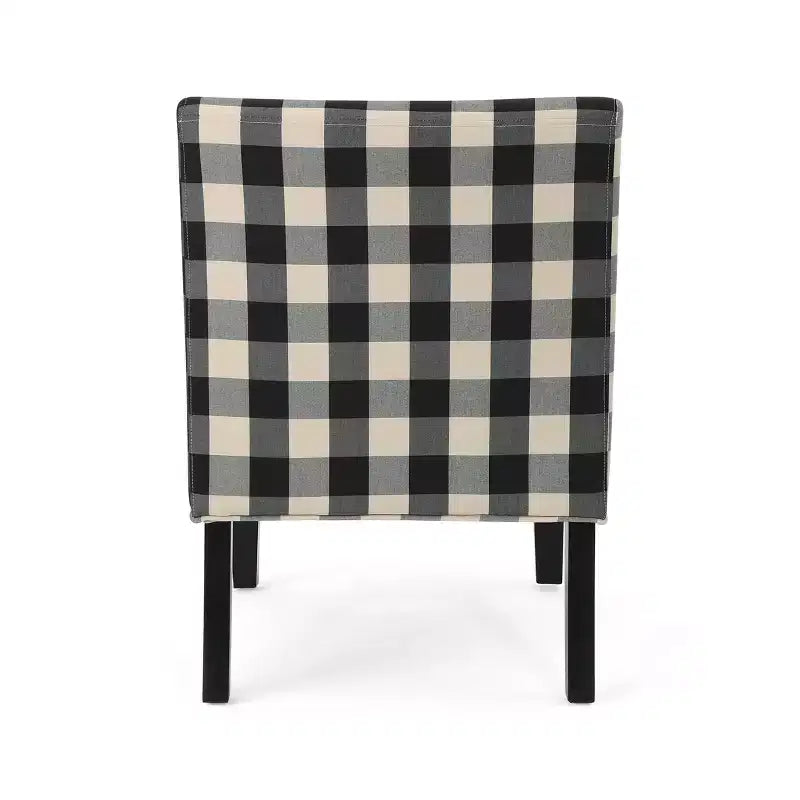 Fauteuil d'appoint contemporain GDFStudio Abner 22 D motif charentaise