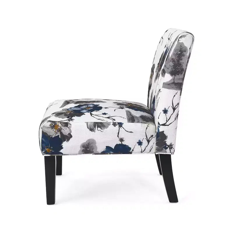Fauteuil d'appoint contemporain GDFStudio Abner 22 D motif charentaise