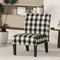 GDFStudio Abner Contemporary 22 D Slipper Pattern Accent Chair