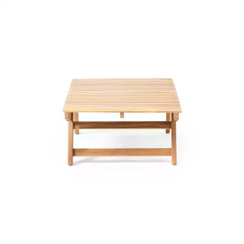 Salon de jardin 4 places Christopher Knight Home Sedona en bois d'acacia avec table d'appoint et coussins