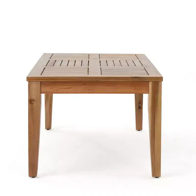 Christopher Knight Home Hampton Salon de jardin 6 places en bois d'acacia et osier