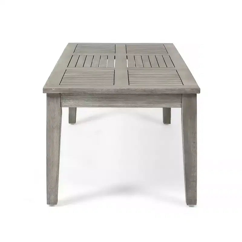 Christopher Knight Home Hampton Salon de jardin 6 places en bois d'acacia et osier