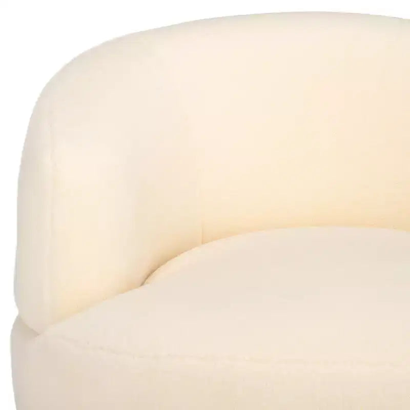 Fauteuil pivotant en imitation laine d'agneau Flynn - SFV4739 - Safavieh Couture