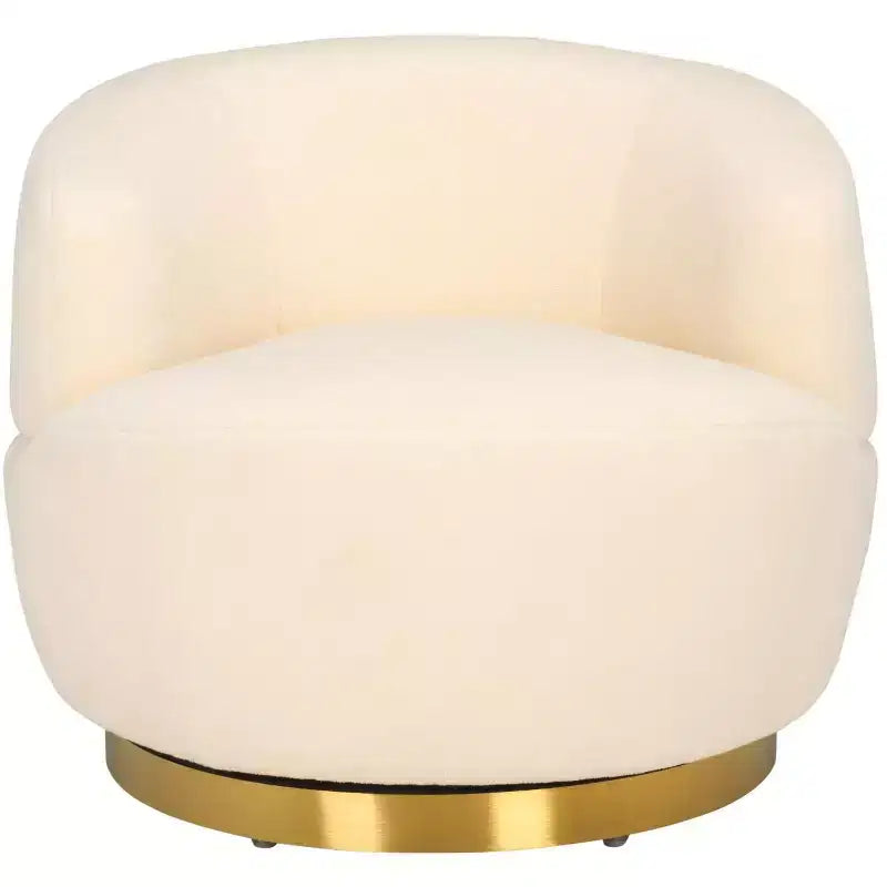 Fauteuil pivotant en imitation laine d'agneau Flynn - SFV4739 - Safavieh Couture