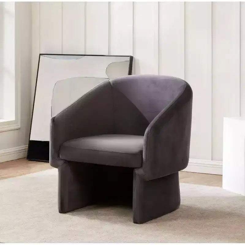 Susie Barrel Back Accent Chair - SFV4781 - Safavieh Couture
