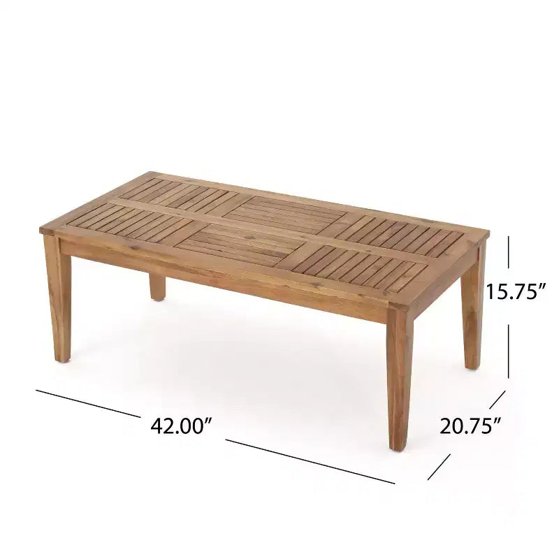 Christopher Knight Home Hampton Salon de jardin 10 places en bois d'acacia et osier avec canapé et causeuse